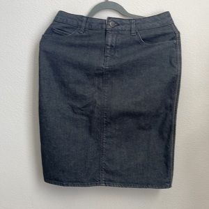 Zara Black Denim Skirt